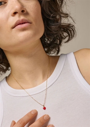 Amore necklace Red Enamel 